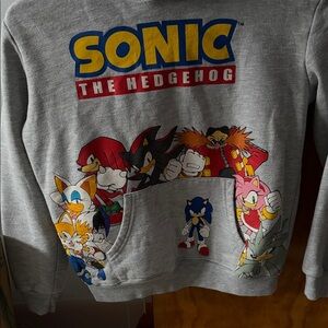 Kids Sonic hoodie sweatshirt size 10/12